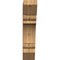Ekena Millwork Olympic Slat Rough Sawn Bracket, Western Red Cedar, 6"W x 24"D x 28"H BKT06X24X28OLY06RWR - alternate 3